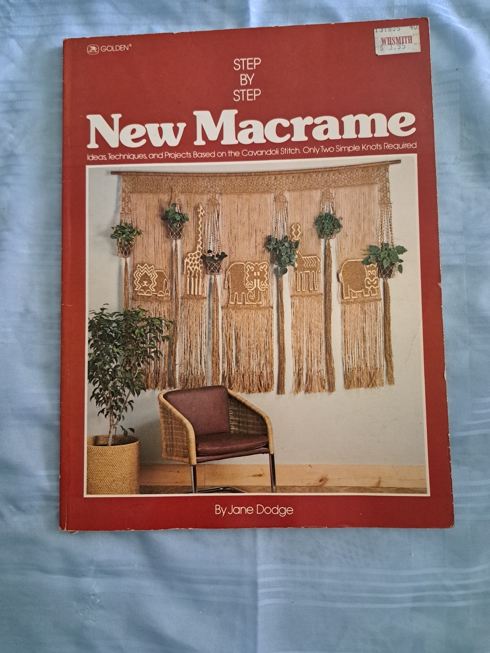 New Macrame Step-by-Step Book - Beige Cover by Golden